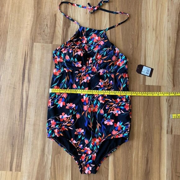 Sea Angel Maternity Size Small Multicolor Floral One Piece Swim Suit NWT - Picture 4 of 10